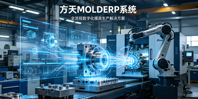 方天 MOLDERP 系统：模具机加工行业全流程数字化管理的核心引擎