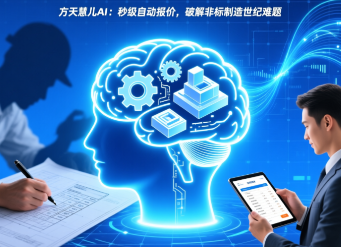 深耕30年铸就数据护城河：方天&ldquo;慧儿&rdquo;AI再升级，秒级自动报价破解非标制造世纪难题